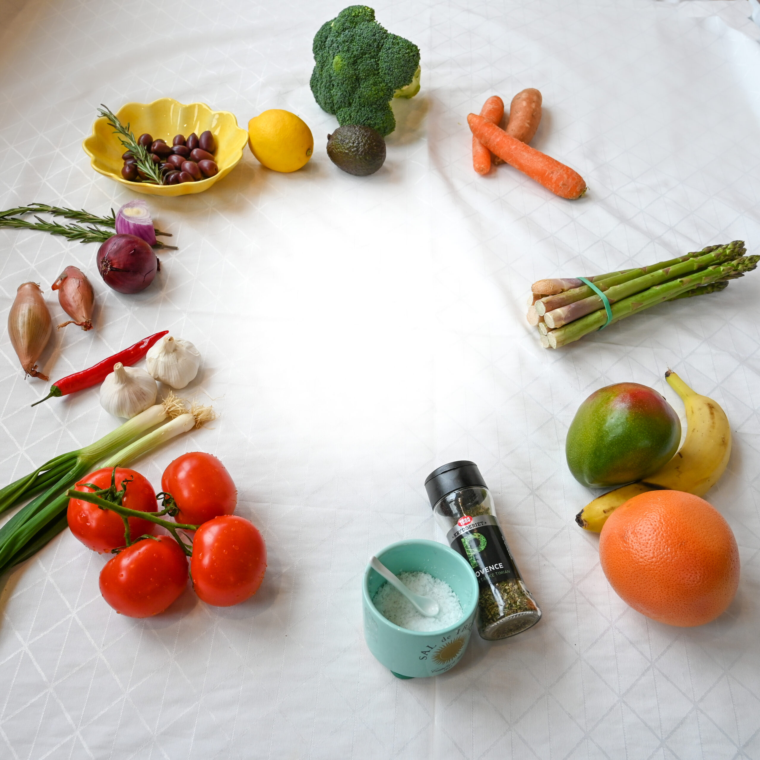 Bilde av sirkel med grønnsaker